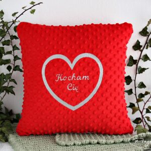 Poduszka z wypełnieniem - Prezent - Walentynki On/Ona