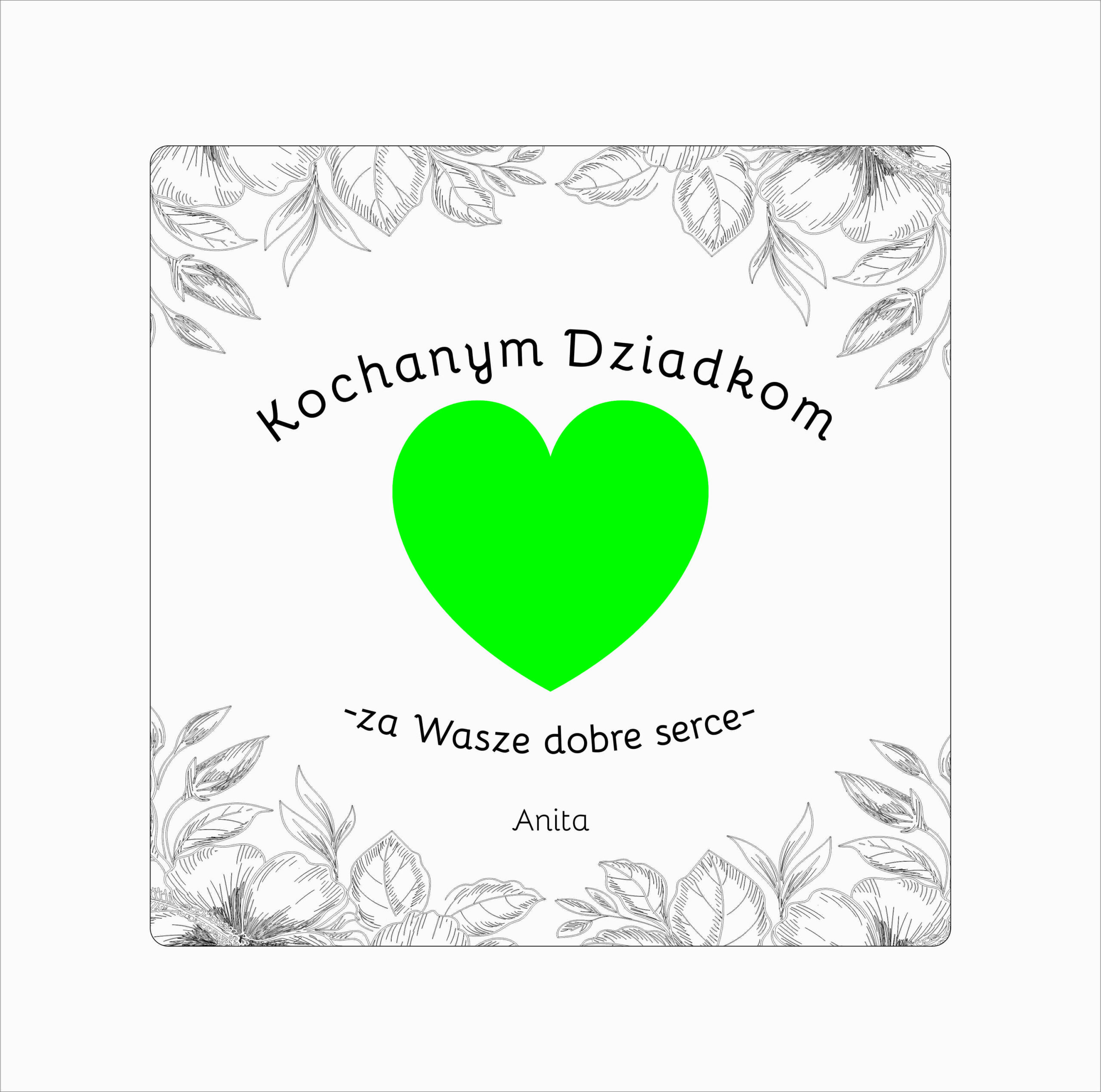 Tabliczka Mech chrobotek- Podziękowanie - Prezent - obrazek 11