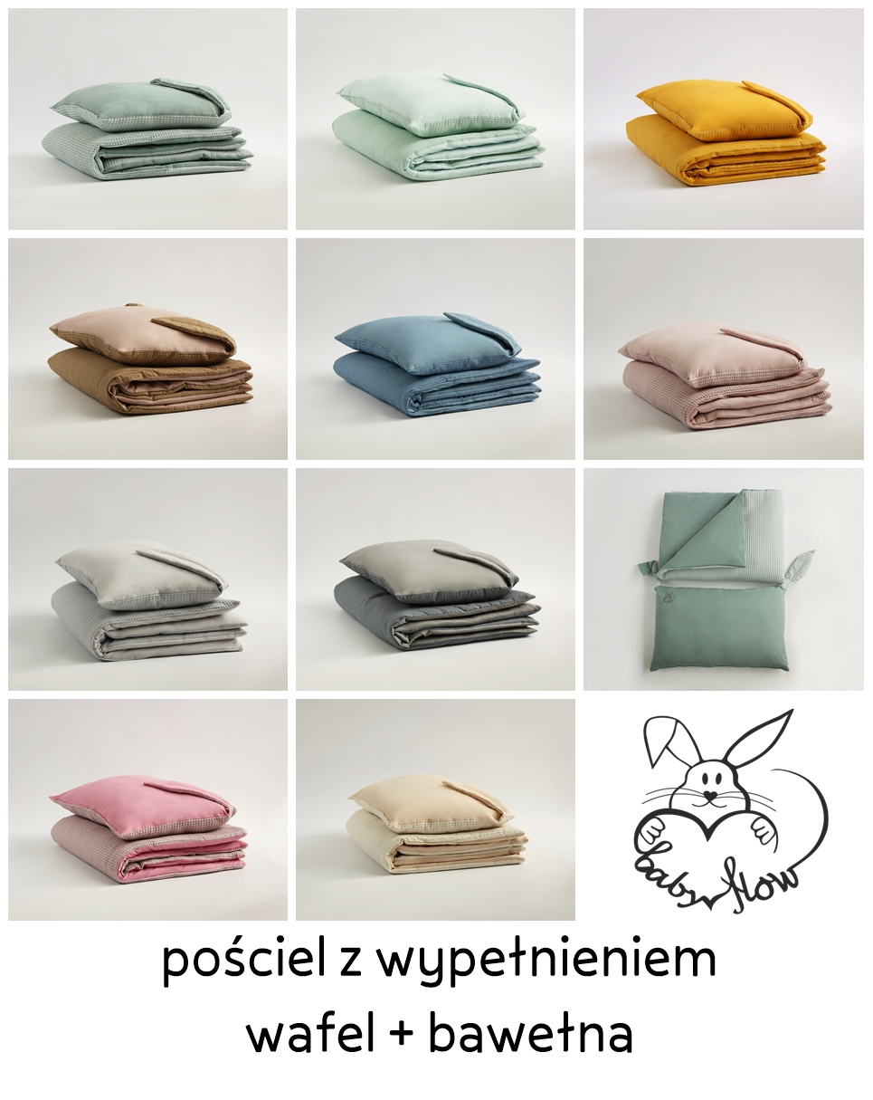 Pościel z wypełnieniem - wafel rozmiar M - beżowy - obrazek 18