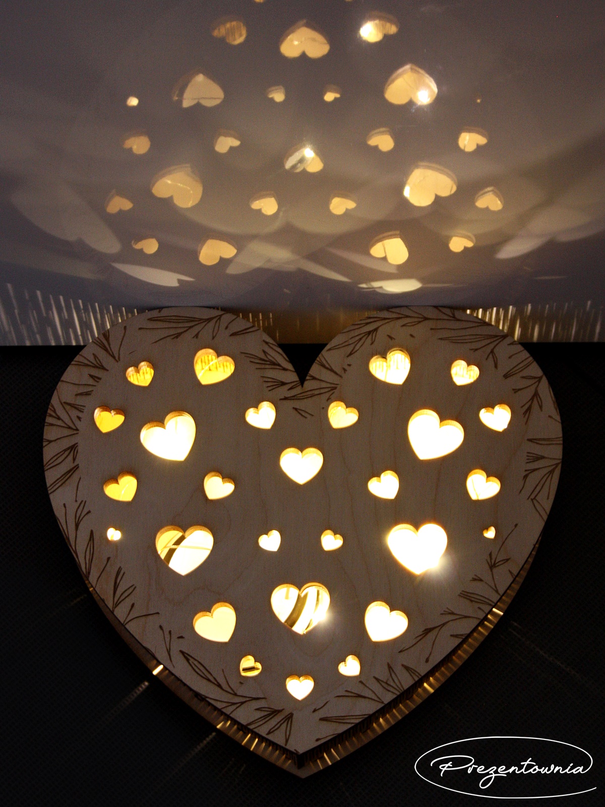 Pudełko/Lampion - w kształcie serca - obrazek 3