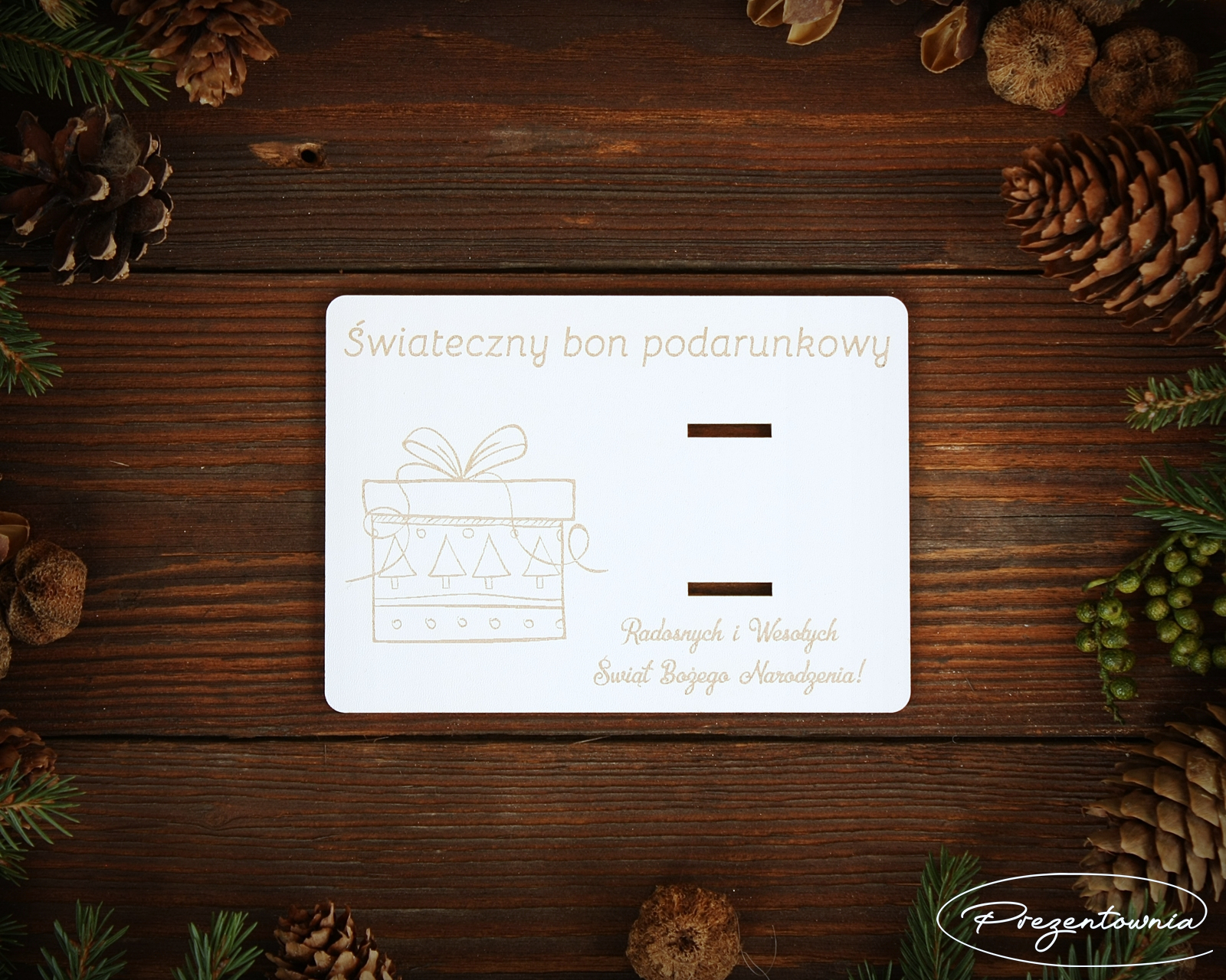 Świąteczny bon podarunkowy - różne wzory - obrazek 12