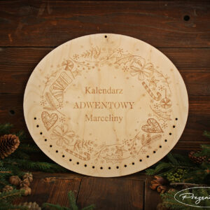 Kalendarz adwentowy - baza owalna