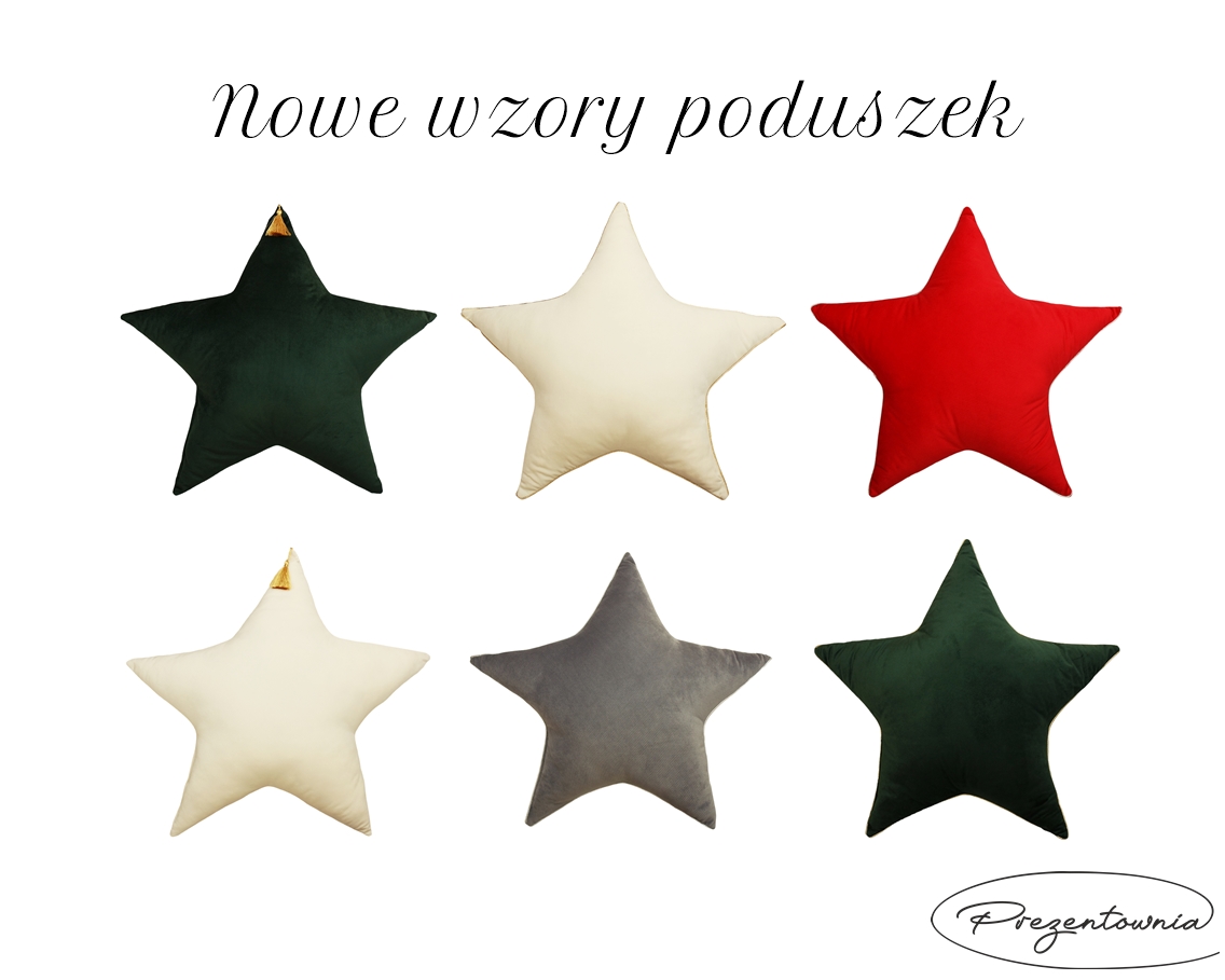Poduszka z wypełnieniem - różne kolory - Gwiazdka - obrazek 9