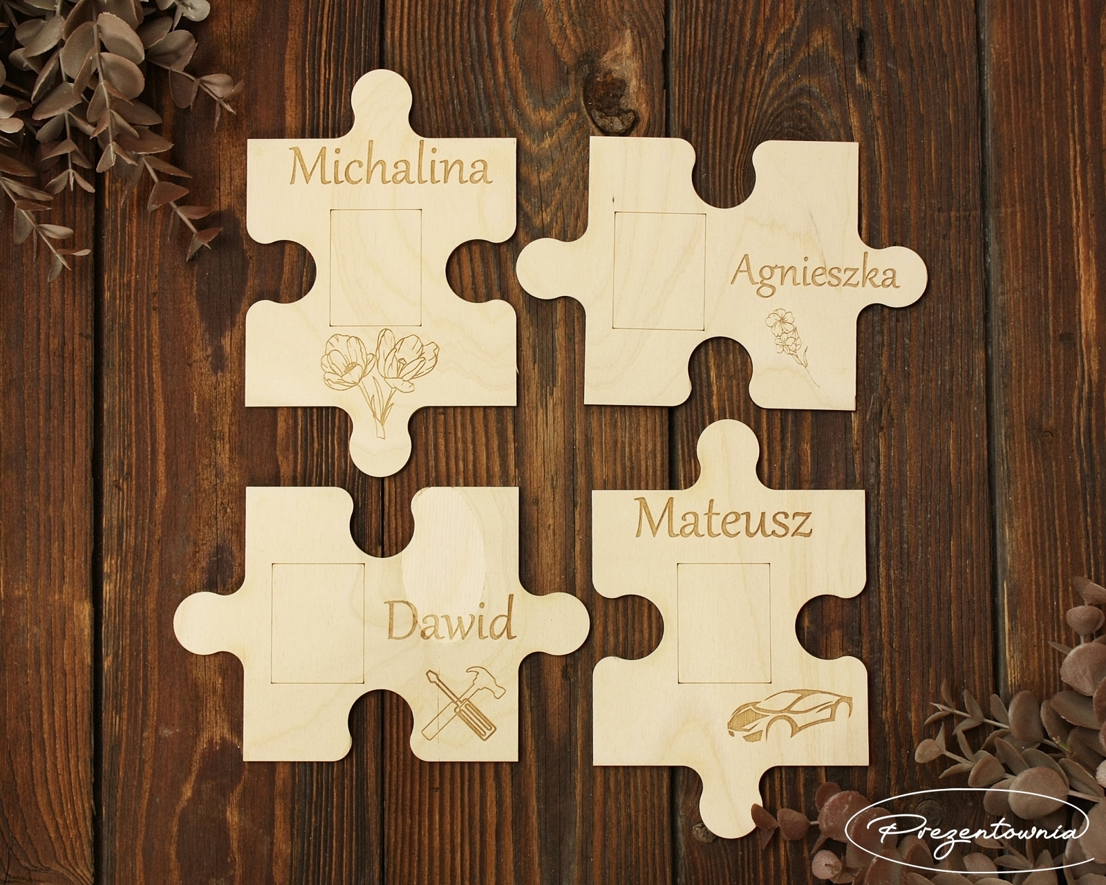 Magnesy na lodówkę- puzzle duże na Dzień Babci, Dzień Dziadka - obrazek 3