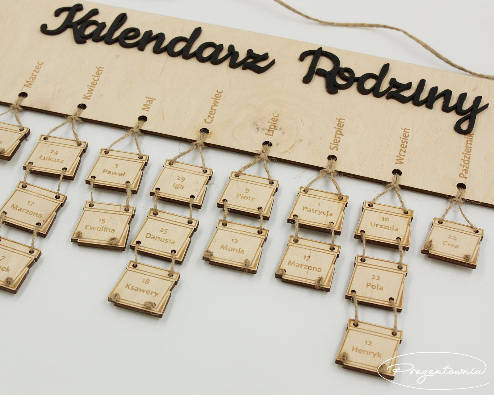 Personalizowany kalendarz rodzinny - baza - obrazek 2