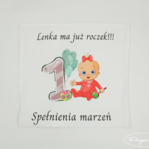 Poszewki na poduszki - różne wzory - urodziny
